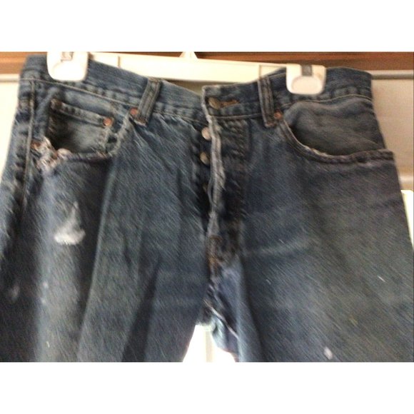 Levi’s distressed straight regular waist size 32 x 32 by H & M - Picture 2 of 8
